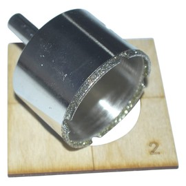 2 inch Diamond Hole Saw 2" Diamond Hole Saw Bit for Porcelain Tile and Ceramic Tile Sink Drain and Granite Counter 2in Tile Hole Saw for Shower Installation 2 inch Glass Hole Saw for Aquariums