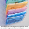 Ultimate Office StationMate Wall File Organizer, 5 Tier Vertical Mount