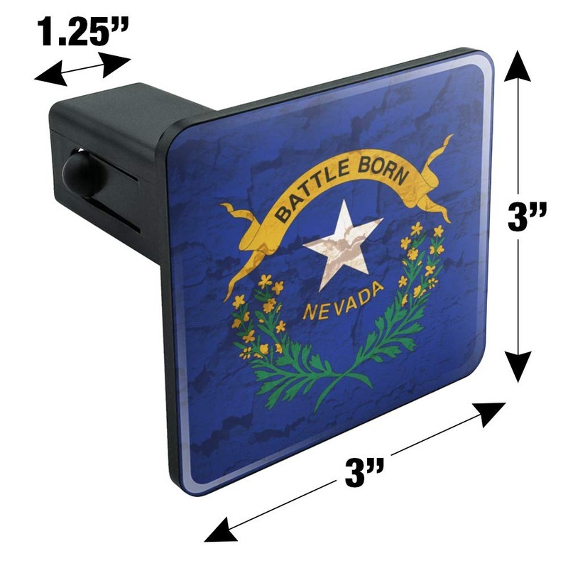 GRAPHICS & MORE Rustic Distressed Nevada State Flag Tow Trailer