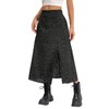 GORGLITTER Women's Long Skirt with Slit Summer Skirt with Polka