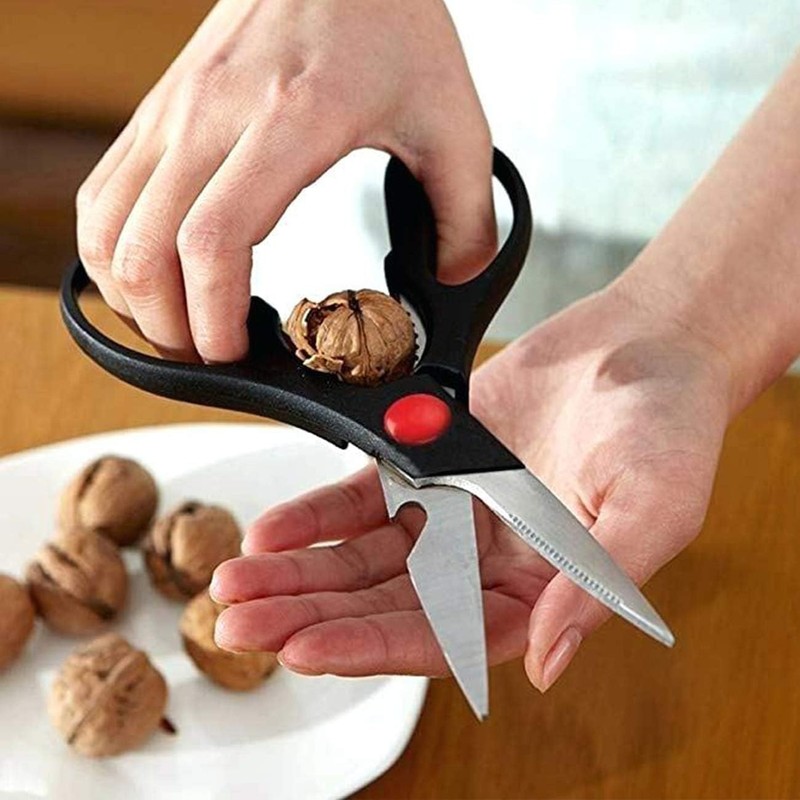 Kitchen Scissors Multi Function Stainless Steel Shears Bottle Opener Sharp