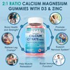 Calcium Citrate 1000mg, Calcium Gummies with Calcium & Magnesium 2:1