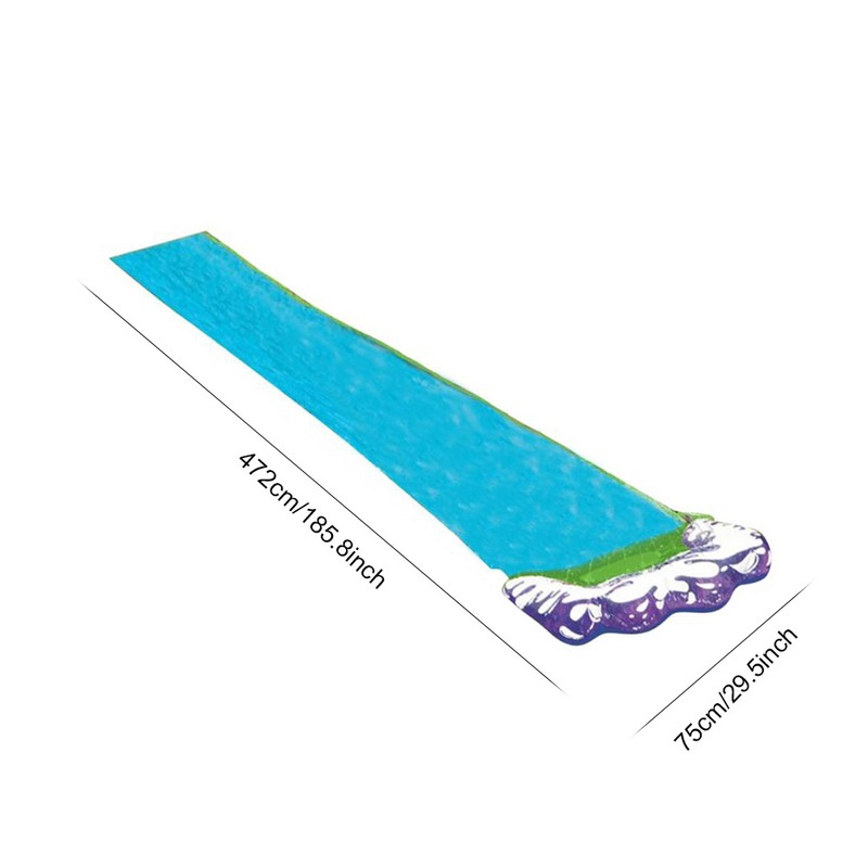 Water Slide Spraying Toy Outdoor Summer Lawn Backyard Party Children