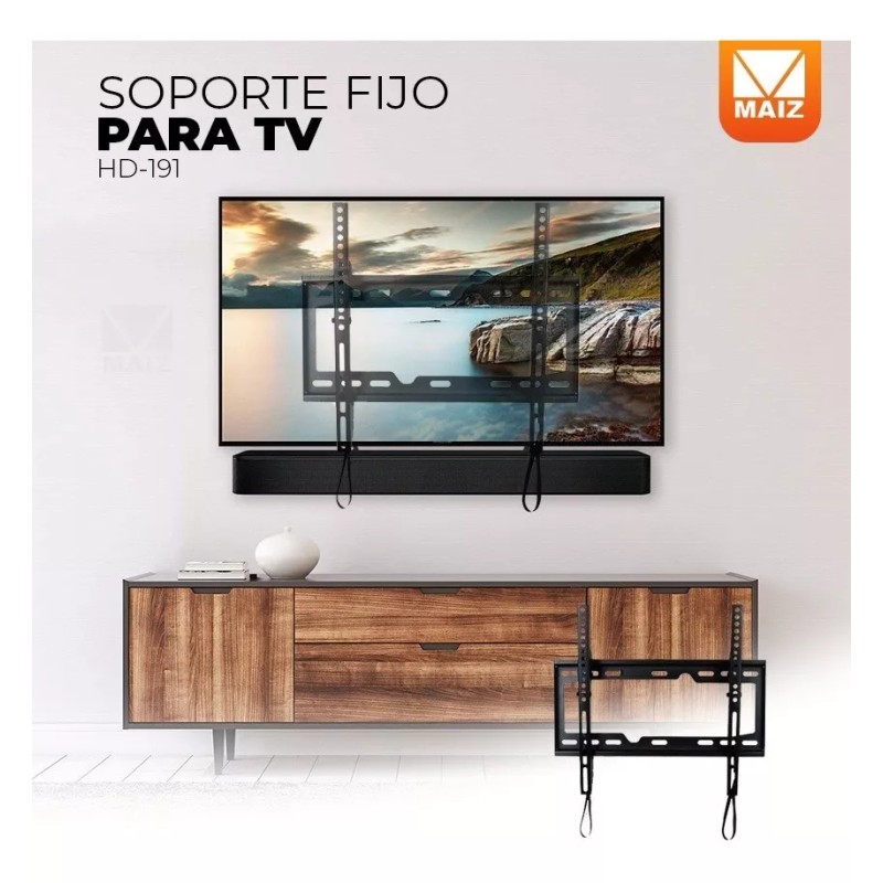 Maíz Soporte Pantalla Tv Monitor Vesa Ajustable 26-65 Pulgadas