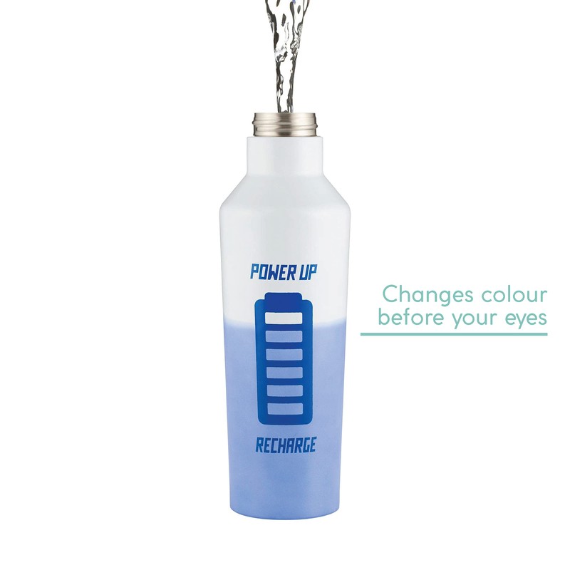 Typhoon Pure 800 ML Stainless Steel Colour Changing Bottle With