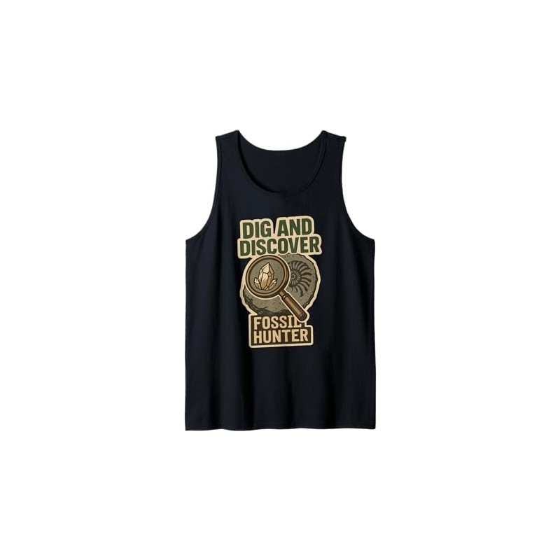 Rock Hound Geology Fossil Hunter Mineral Collector Gift Tank Top