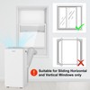 Portable AC Window Vent Kit with 5.9” Exhaust Hose Universal