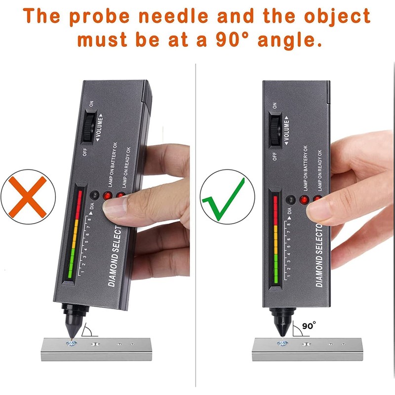 Diamond Tester,High Accuracy Diamond Tester Pen and Diamond Torch Jewelry