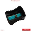 NATARAJ Ultimate Quality - 10 Hexagonal Wooden Pencils Eraser Sharpener