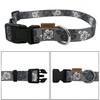 Aiminto Dog Collar, Cute Floral Pattern, Soft and Adjustable Collar