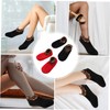 LIFKOME Cozy Leopard Print Flannel Socks for Women Thickened Anti-Slip
