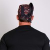 Hot Leathers BAB1070 Red Paisley Skulls Bandana - 21X21