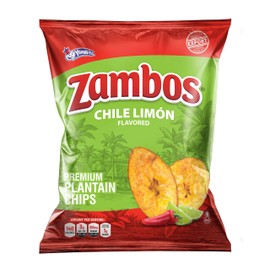 Zambos Plantain Chips Chile Limon (Pack of 1)