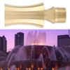 Ymiko Pond Sprinkler Water Fountain Nozzle, Brass Ice Tower Cascade