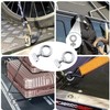 UtySty 5 Pack Vehicle Awning Hook Rings 304 Stainless Steel