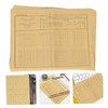 TEHAUX 120pcs Brush Calligraphy Practice Paper Chinese Calligraphy Learning Sheets