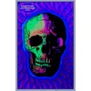 Skull Trip - Flocked - Blacklight Poster - 23" x