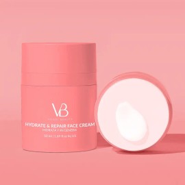 Hydrating Face Cream for Dry Skin, Moisturizing & Skin Barrier Support, Lightweight Daily Facial Cream for Smooth, Soft Skin, Day & Night Use
