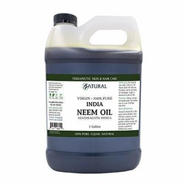 Zatural Organic Neem Oil (1 Gallon) 100% Pure Cold Press Skin, Hair, and Nails
