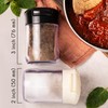 Crystalia Clear Shakers for Salt and Pepper, 2 Pack Mini