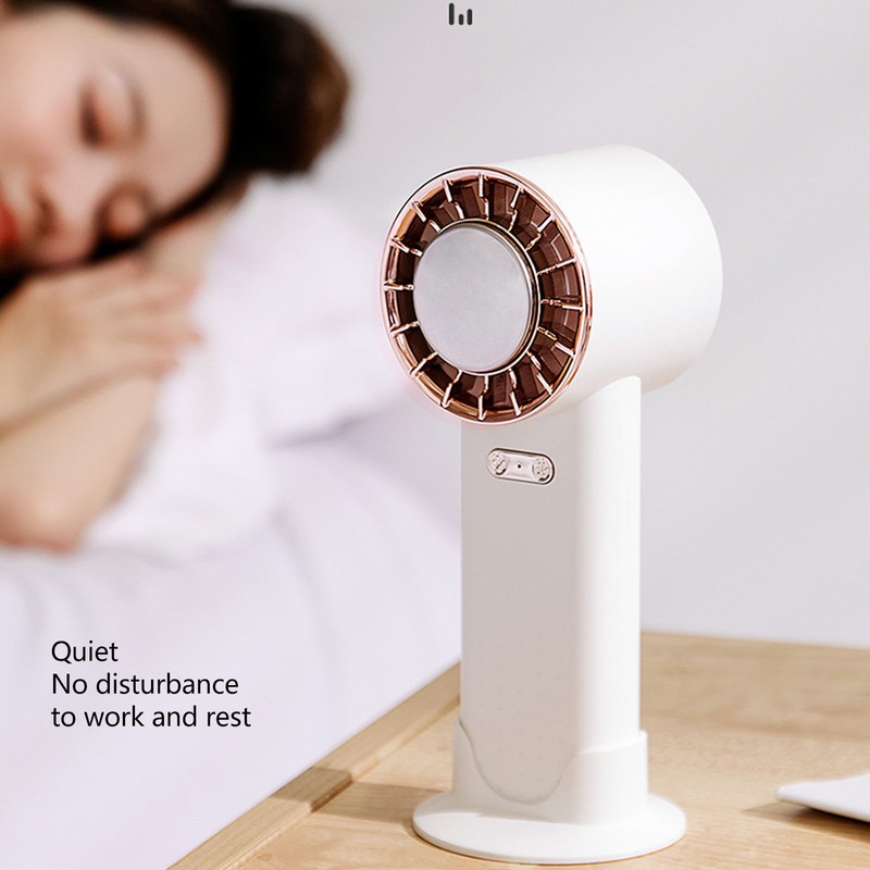 Portable Handheld Fan Semiconductor Cooling USB Rechargeable Quiet Adjustable Mini