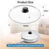 Tempered Glass Lid Compatible with Caraway Pans and Pots, 10.5"