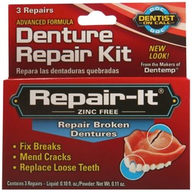 D.O.C. Repair-It Advanced Formula Denture Repair Kit 3 ea (Pack of 9)