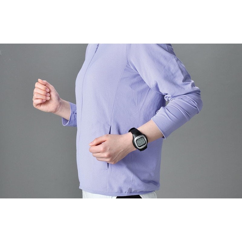 YAMASA Watch Pedometer (WATCH MANPO) Black [Wristwatch Style Pedometer]