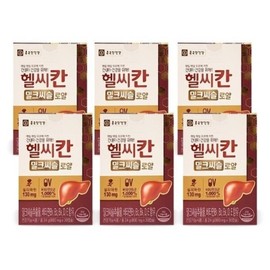Chong Kun Dang Health Healthy Khan Milk Thistle Royale 800mg x 30 capsules 6 boxes Ss / 종근당건강 헬씨칸 밀크씨슬 로얄 800mg x 30캡슐 6박스 Ss