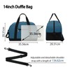 Small Duffle Bag 14 inch Carry On Mini Duffel Bag