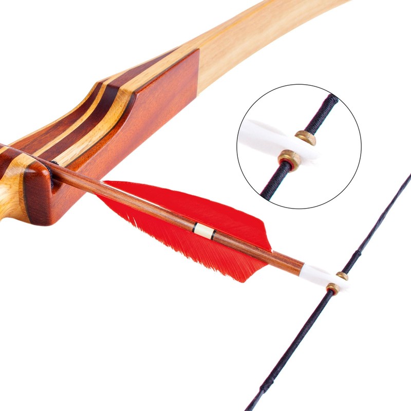PATIKIL Bow String Replacement,12 Strands Recurve Bowstring with Nock Point