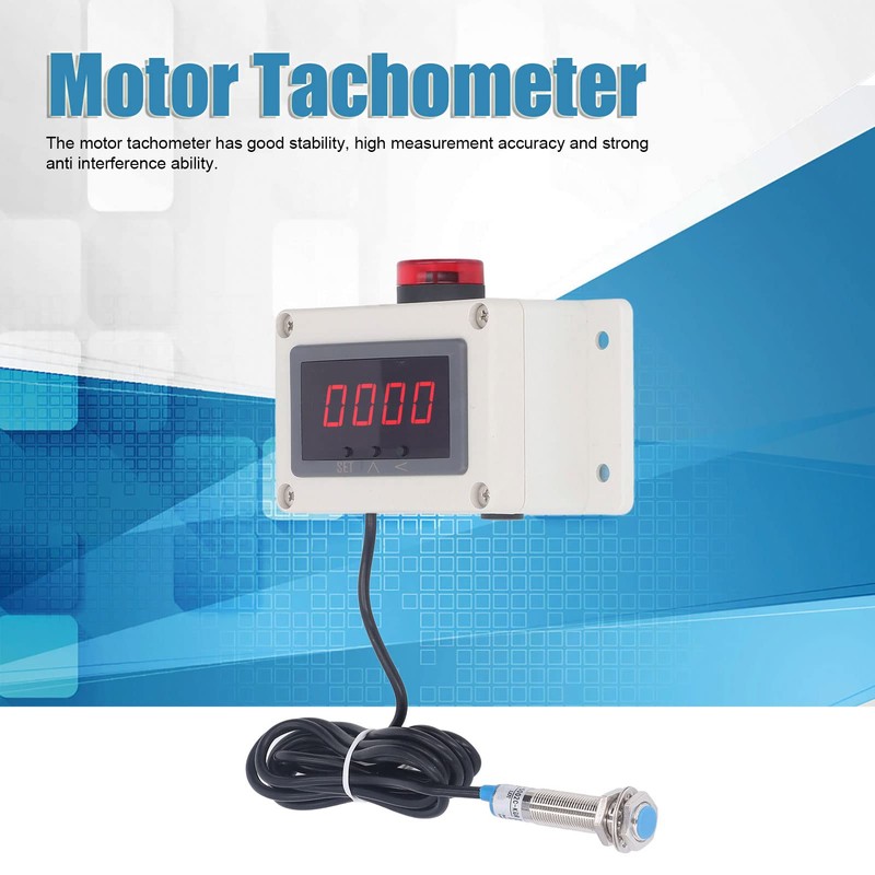 Motor Tachometer Easy Installation Magnetic Induction Hall Sensor Anti Interference
