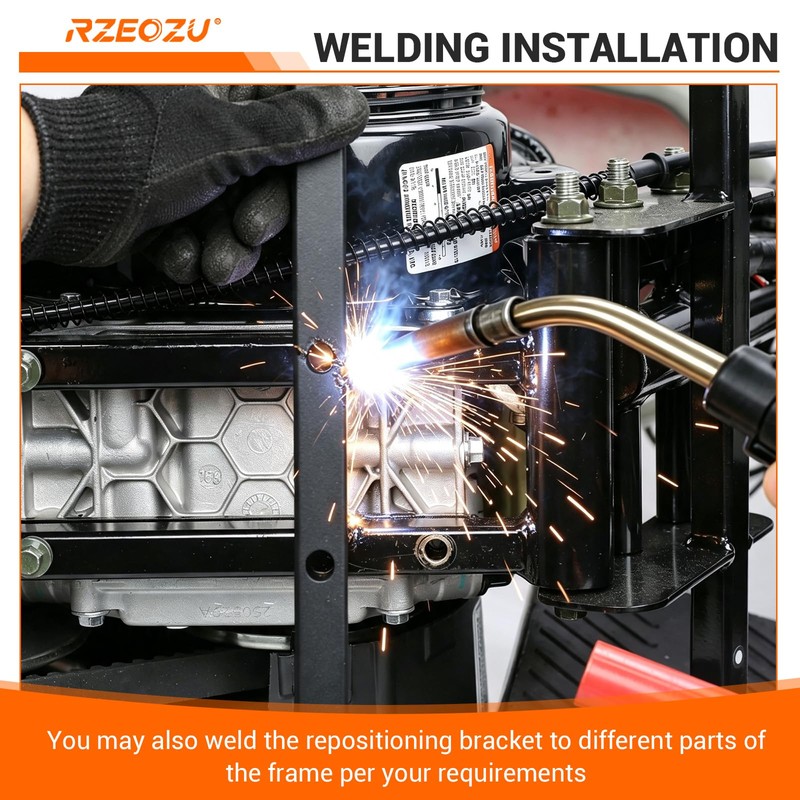 RZEOZU Mini Bike Foot Pegs Mount Bracket Repositioning for MB200