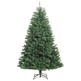 YLIEHS Lifelike Hinged Artificial Christmas Tree, 70.9" Tall, Easy Assembly, Sturdy Metal Stand, Ideal for Indoor and Outdoor Use