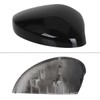 RACBOX Glossy Black Passenger Side Mirror Cover Rearview Mirror Cap