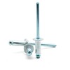 Hippo Hardware (6.4mm X 12mm) Pop Rivets Dome Head Open