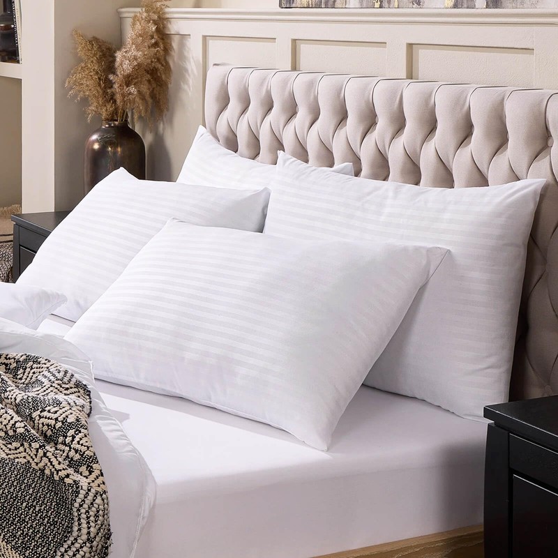 Gooeb Squishy Flat Bed Pillows Standard Size Set of 2