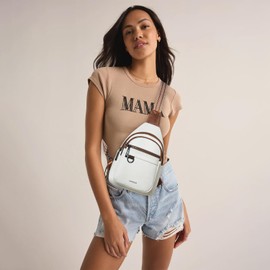 Leresas Sling Bag for Women Crossbody Bags Fanny Packs Sling Purses Backpack Vegan Leather Shoulder Bags Trendy Travel Beige