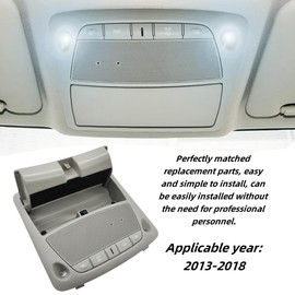 Youqsm Car Interior Overhead Console Map Reading Light Lamp,26430-C990D,Compatible with Nissan Altima,Sentra,Teana,Bluebird SYLPHY,X-TRAIL,2013-2018,Replace 26430-C990C,26430-C990A