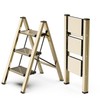 WOA WOA Step Ladder, 3 Step Foldable Step Stool with