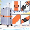 Luggage Straps for Suitcase - Orange, 6.5 ft x 2