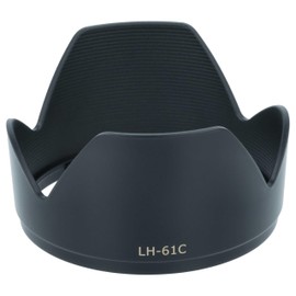 vhbw Lens Hood Compatible with Olympus M.ZUIKO DIGI ED 40-150mm f4.0-5.6 58mm 58mm Lens Black Plastic Tulip Shape 7.5cm