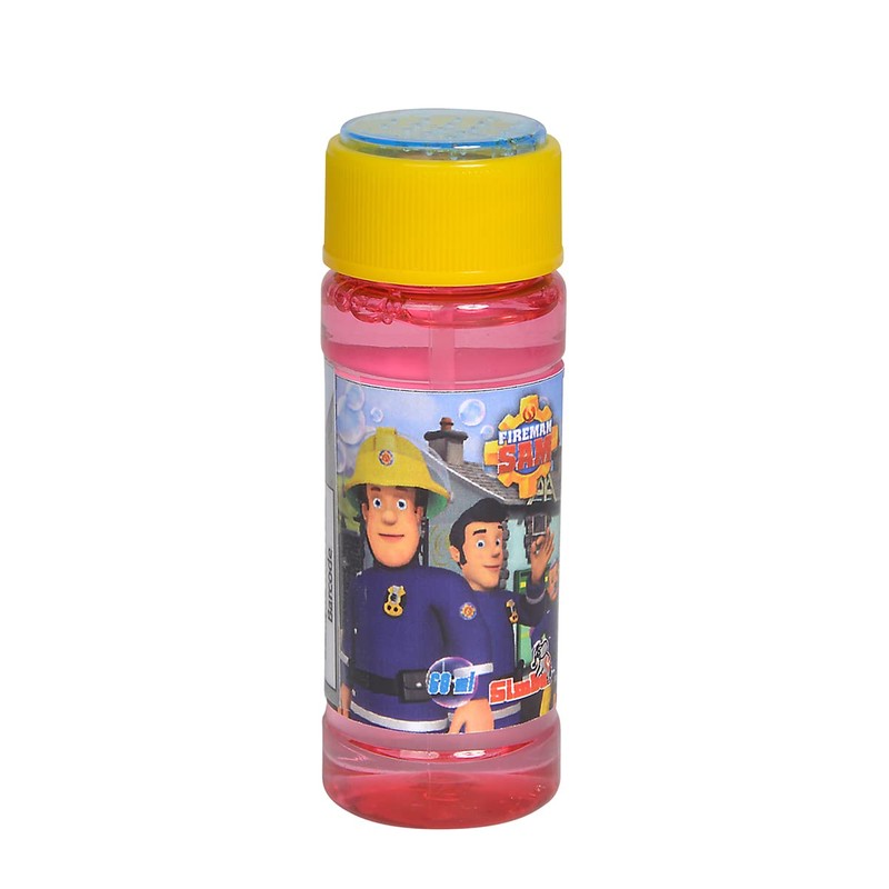 Simba Fireman Sam 109252405 Soap Bubbles Bottle, 3 Assorted Designs,