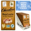 Chocolove Hazelnut Milk Chocolate Bars | 33% Cocoa | Roasted
