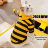 DENTRUN Sphynx Hairless Cats Costume Funny Bee Warm Winter Sweater