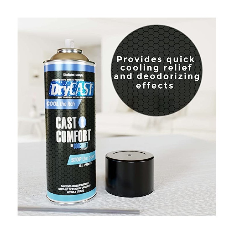 Drycast Cast Comfort Itching and Odor Relief Spray - Cools