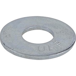 The Hillman Group USS Flat Washers, 1/2" Diameter, 9/16” Drive Size, Steel with Zinc Finish, 50 Pack