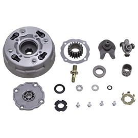 TRKIMAL Semi Auto Clutch Assembly 17Teeth For 50cc 70cc 90cc 110cc 125cc 135cc Engine Dirt Bikes ATV Quad Go-Kart Taotao Kazuma (17Teeth)