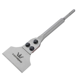 TOPWAY SDS Plus Scalpello per Piastrelle 4 Pollici (300mm x 100mm) Raschietto per Pavimenti, Scalpello a Spatola per Rimozione di Piastrelle, Tappeti, Linoleum 121116