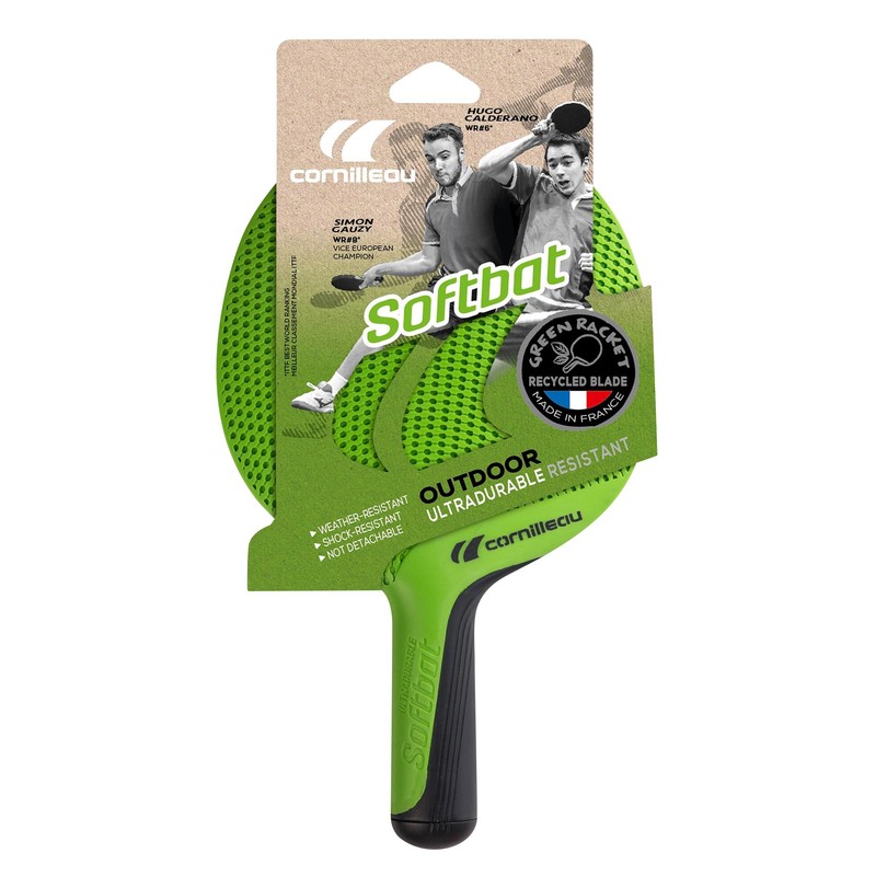 Cornilleau Softbat Eco Design Table Tennis Bat, Green